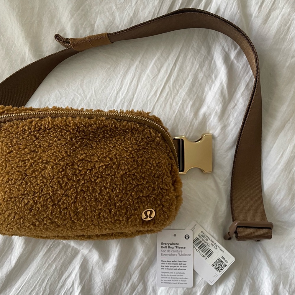 lululemon Everywhere Belt Bag *Fleece 1L Burnt Caramel - Picture 9 of 9